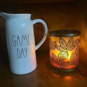 RAE DUNN - “GAME DAY" PITCHER Football/Baseball, Any Sport